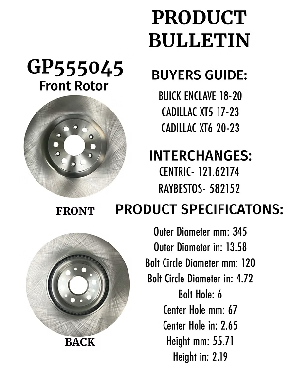 BUICK ENCLAVE 18-20, CADILLAC XT5, CADILLAC XT6