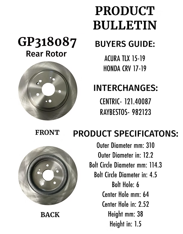 ACURA TLX 15-19, HONDA CRV 17-19