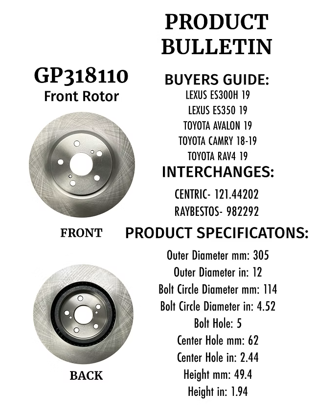 LEXUS ES300H 19, LEXUS ES350 19, TOYOTA AVALON 19, TOYOTA CAMRY 18-19, TOYOTA RAV4 19,