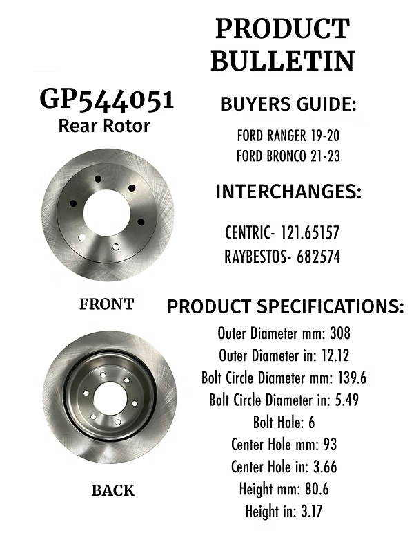 FORD RANGER 19-2.0 FORD BRONCO 21-23